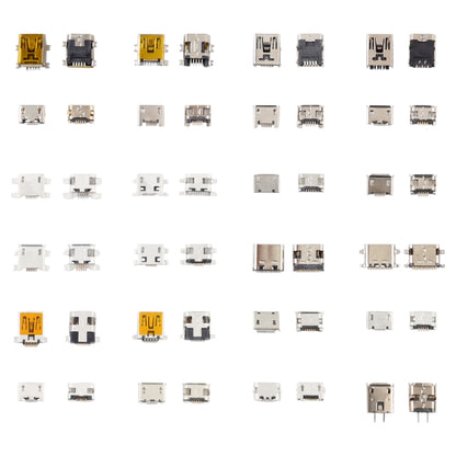 240 ชิ้น/เซ็ต Micro USB/Type C ชาร์จพอร์ต Connector, 240 PCS/Set