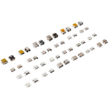 240 ชิ้น/เซ็ต Micro USB/Type C ชาร์จพอร์ต Connector, 240 PCS/Set