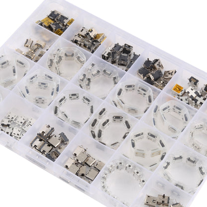 240 ชิ้น/เซ็ต Micro USB/Type C ชาร์จพอร์ต Connector, 240 PCS/Set