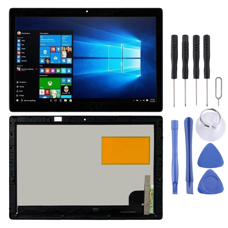 หน้าจอแอลซีดีและชุดประกอบDigitizerพร้อมกรอบสำหรับLenovo IdeaPad MIIX 510, For Lenovo ideaPad MIIX 510