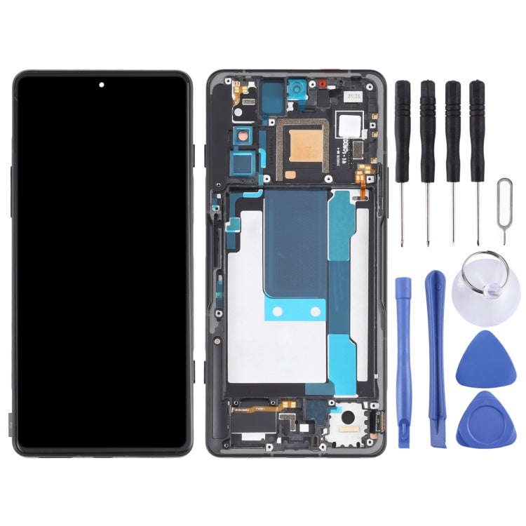 วัสดุ OLED หน้าจอ LCD และ Digitizer Full ASSEMBLY พร้อมกรอบสำหรับ Xiaomi Redmi K40 GAMING M2012K10C M2104K10AC, For Xiaomi Redmi K40 Gaming