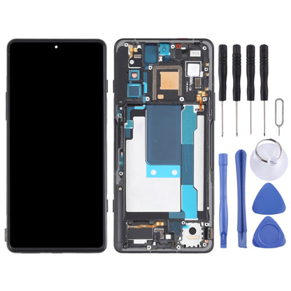 วัสดุ OLED หน้าจอ LCD และ Digitizer Full ASSEMBLY พร้อมกรอบสำหรับ Xiaomi Redmi K40 GAMING M2012K10C M2104K10AC, For Xiaomi Redmi K40 Gaming