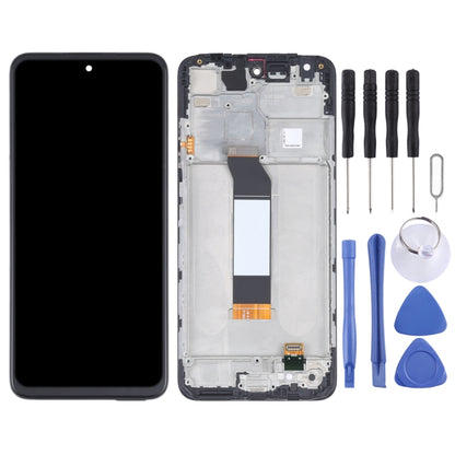 หน้าจอ LCD ต้นฉบับสำหรับ Xiaomi Redmi หมายเหตุ 10 5G / Redmi หมายเหตุ 10T 5G / Redmi หมายเหตุ 10T 5G M2103K19I / Poco M3 Pro 5G M2103K19PG, M2103K19PI, M2103K19G, M2103K19C Digitizer Full Assemblyพร้อมกรอบ, For Xiaomi Redmi Note 10 5G