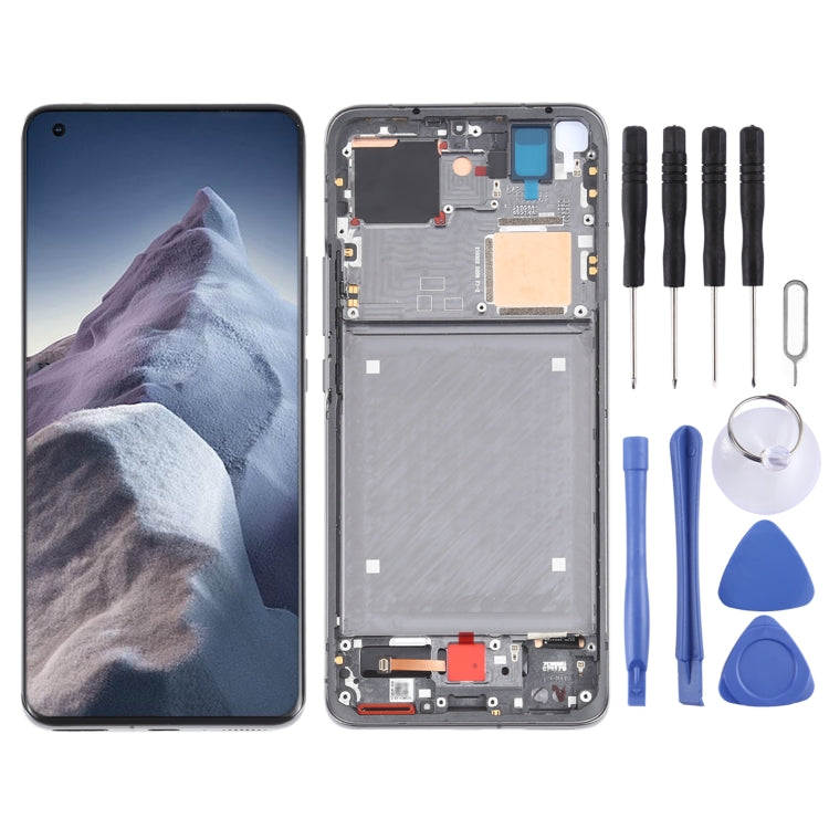 Original AMOLEDวัสดุหน้าจอแอลซีดีและDigitizer Full Assemblyพร้อมกรอบสำหรับXiaomi Mi 11 Ultra / Mi 11 Pro m2102K1G M2102K1C M2102K1AC, For Xiaomi Mi 11 Ultra / Mi 11 Pro(Original), For Xiaomi Mi 11 Ultra(Original)