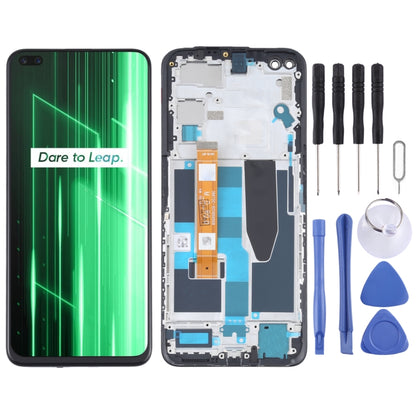 หน้าจอแอลซีดีและชุดประกอบDigitizerพร้อมกรอบสำหรับOPPO Realme X50 5G RMX2144, For OPPO Realme X50 5G