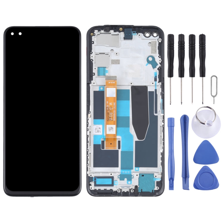 หน้าจอแอลซีดีและชุดประกอบDigitizerพร้อมกรอบสำหรับOPPO Realme X50 5G RMX2144, For OPPO Realme X50 5G