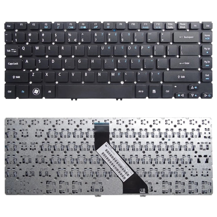 คีย์บอร์ดเวอร์ชั่นอเมริกาสำหรับ Acer Aspire MS2360 V5-471 V5-471G V5-471P V5-471PG, For Acer Aspire MS2360