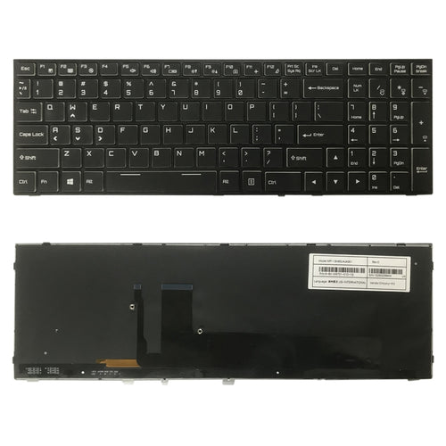 US Version คีย์บอร์ด Back Light สำหรับ Hasee G10 Z8 Z7M Z7-CT5NA7NA7GS KPZGZ GX9 911PLUS CN95S01, For Hasee G10 Z8