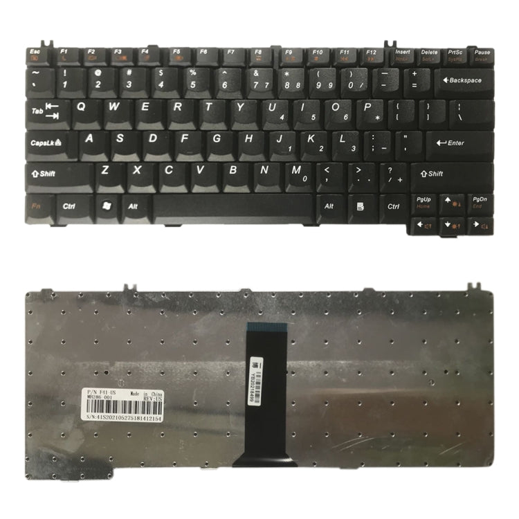 US Version คีย์บอร์ดสำหรับ Lenovo IdeaPad F41 F31G Y510A F41G G430 G450 3000 C100 C200 C460 C466 Y330 Y430 F41A, For Lenovo ideapad F41 F31G