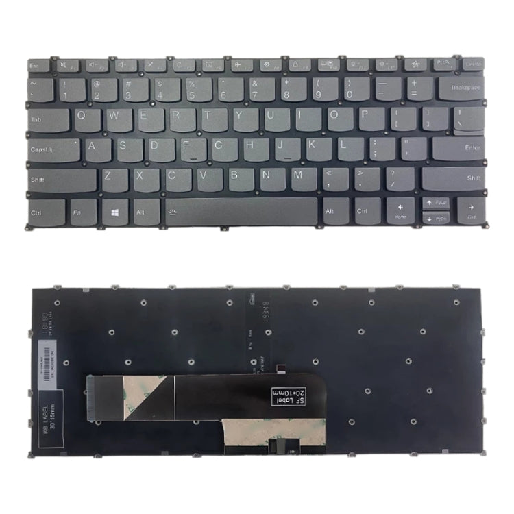 คีย์บอร์ดเวอร์ชั่นอเมริกาพร้อมไฟด้านหลังสำหรับLenovo XiaoXin-13IML 2019 S340-13IML S340-13 โยคะ 14SITL 2021, For Lenovo XiaoXin-13IML