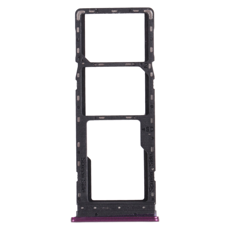 สำหรับ infinix Hot 9 Play X680 C680B X680C ถาดซิมการ์ด + ถาดซิมการ์ด + ถาดการ์ด Micro SD, For infinix Hot 9 Play