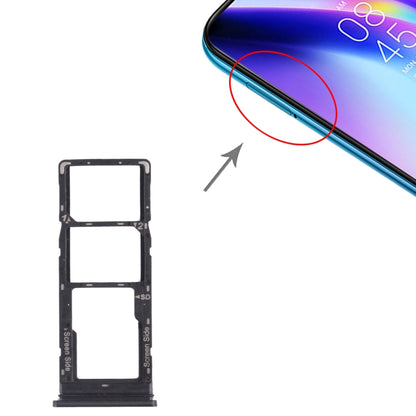 สำหรับ Tecno Pouvoir 4 Pro / Pouvoir 4 LC7 ถาดซิมการ์ด + ถาดซิมการ์ด + ถาดการ์ด Micro SD, For Tecno Pouvoir 4 Pro