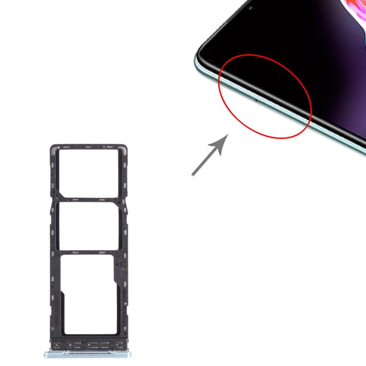 สำหรับ Infinix Hot 10s/Hot 10T X689B X689 X689C ถาดซิมการ์ด + ถาดซิมการ์ด + ถาดใส่การ์ด Micro SD, For Infinix Hot 10s