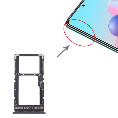 ถาดซิมการ์ด + ถาดซิมการ์ด/ถาดการ์ด Micro SD สำหรับ Xiaomi Redmi หมายเหตุ 10 5G / Poco M3 Pro 5G / Redmi หมายเหตุ 10T 5G M2103K19G M2103K19C M2103K19PG M2103K19PI, For Xiaomi Redmi Note 10 5G