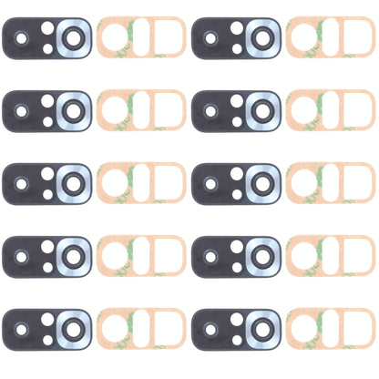 10 ชิ้นเลนส์กล้องด้านหลังสำหรับ Xiaomi Redmi หมายเหตุ 10 วินาที M2101K7BG M2101K7BI M2101K7BNY, For Xiaomi Redmi Note 10S(Silver), For Xiaomi Redmi Note 10S(Black)