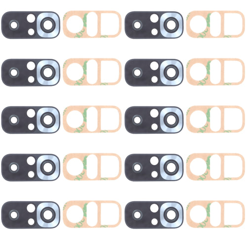 10 ชิ้นเลนส์กล้องด้านหลังสำหรับ Xiaomi Redmi หมายเหตุ 10 วินาที M2101K7BG M2101K7BI M2101K7BNY, For Xiaomi Redmi Note 10S(Silver), For Xiaomi Redmi Note 10S(Black)
