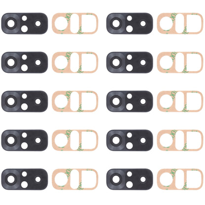 10 ชิ้นเลนส์กล้องด้านหลังสำหรับ Xiaomi Redmi หมายเหตุ 10 วินาที M2101K7BG M2101K7BI M2101K7BNY, For Xiaomi Redmi Note 10S(Silver), For Xiaomi Redmi Note 10S(Black)