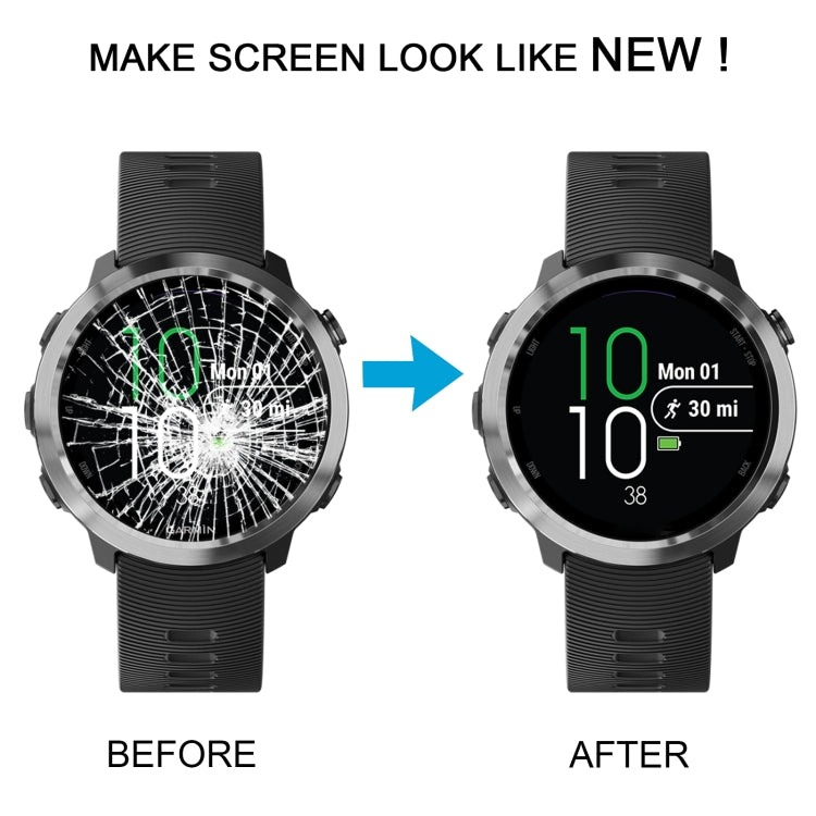 หน้าจอแอลซีดีและชุดประกอบDigitizerสำหรับผู้เบิกทางGarmin 645, For Garmin Forerunner 645