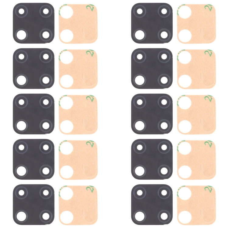 สำหรับOPPO Realme C25 RMX3193, RMX3191 10 ชิ้นเลนส์กล้องด้านหลัง, For OPPO Realme C25