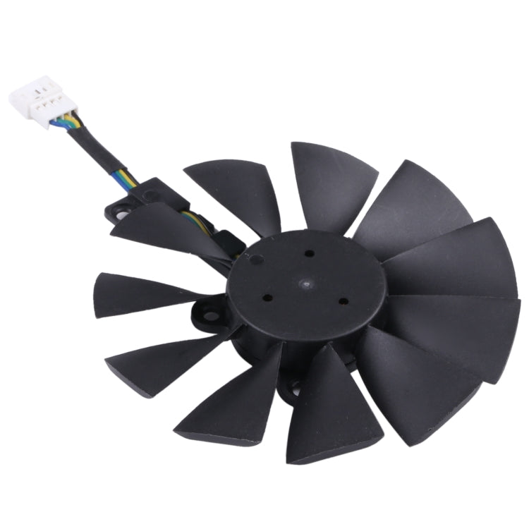 T129215SU 87 มม.คอมพิวเตอร์กราฟิกการ์ดพัดลมระบายความร้อนสำหรับAsus Strix RX470 RX460 GTX980TI R9 390X CTX1080