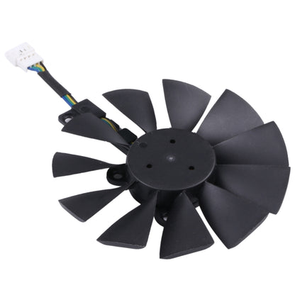 T129215SU 87 มม.คอมพิวเตอร์กราฟิกการ์ดพัดลมระบายความร้อนสำหรับAsus Strix RX470 RX460 GTX980TI R9 390X CTX1080