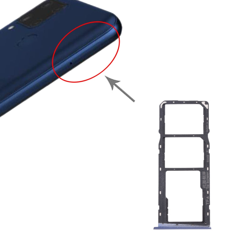 สำหรับ OPPO Realme C15 RMX2180 ถาดซิมการ์ด + ถาดซิมการ์ด + ถาดการ์ด Micro SD, For OPPO Realme C15