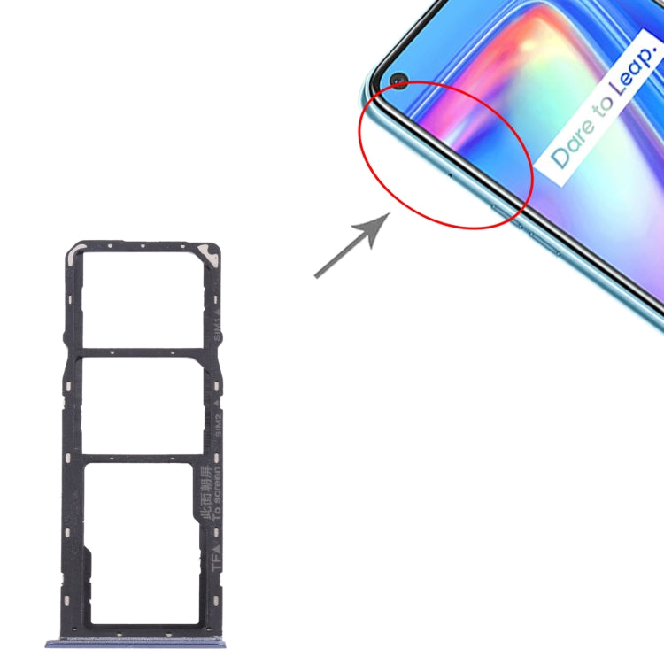 สำหรับ OPPO Realme 7 (Global) ถาดซิมการ์ด + ถาดซิมการ์ด + ถาดการ์ด Micro SD, For OPPO Realme 7 (Global)
