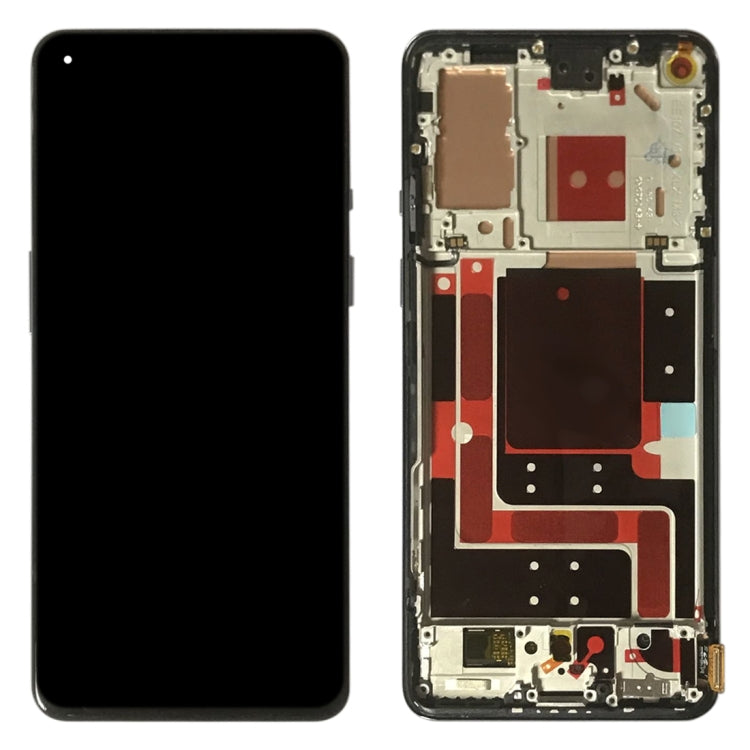 สำหรับ OnePlus 9 LE2113 LE2111 LE2110 Digitizer Full Assembly พร้อมกรอบหน้าจอ LCD ต้นฉบับ, For OnePlus 9, For OnePlus 9(Purple)