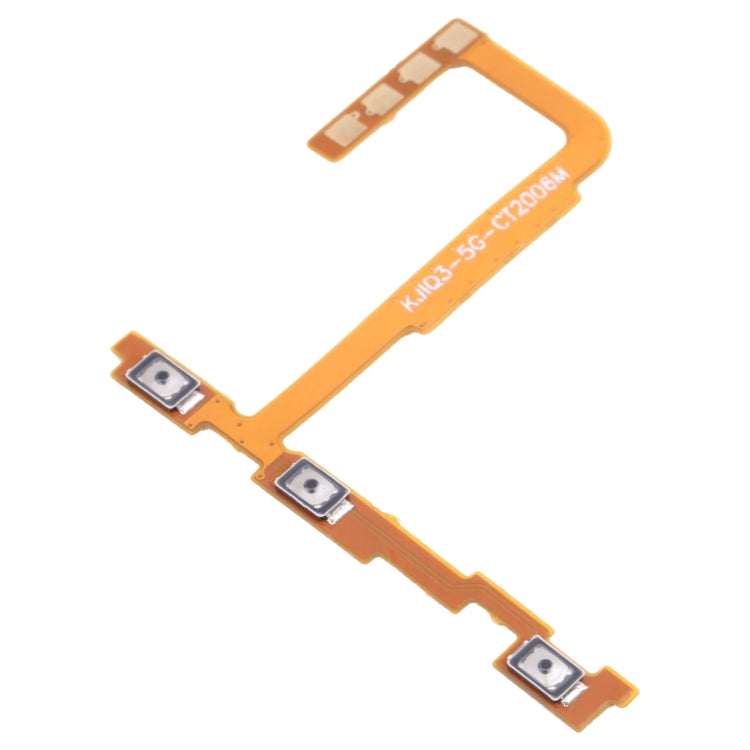 สำหรับ Vivo iQOO 3 5G V1955A ปุ่มเปิดปิดและปุ่มปรับระดับเสียง Flex Cable, For Vivo iQOO 3 5G
