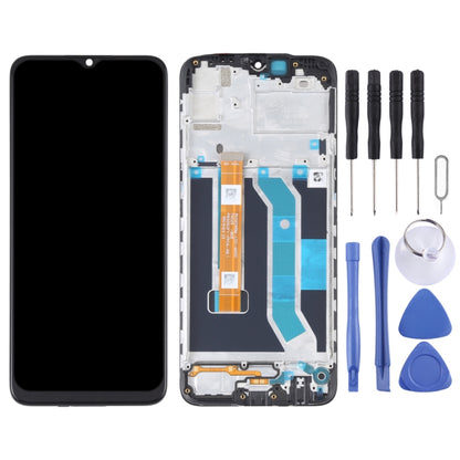 หน้าจอแอลซีดีและชุดประกอบDigitizerพร้อมกรอบสำหรับOPPO Realme C3 / C3i RMX2027 RMX2020 RMX2021, For OPPO Realme C3 / C3i