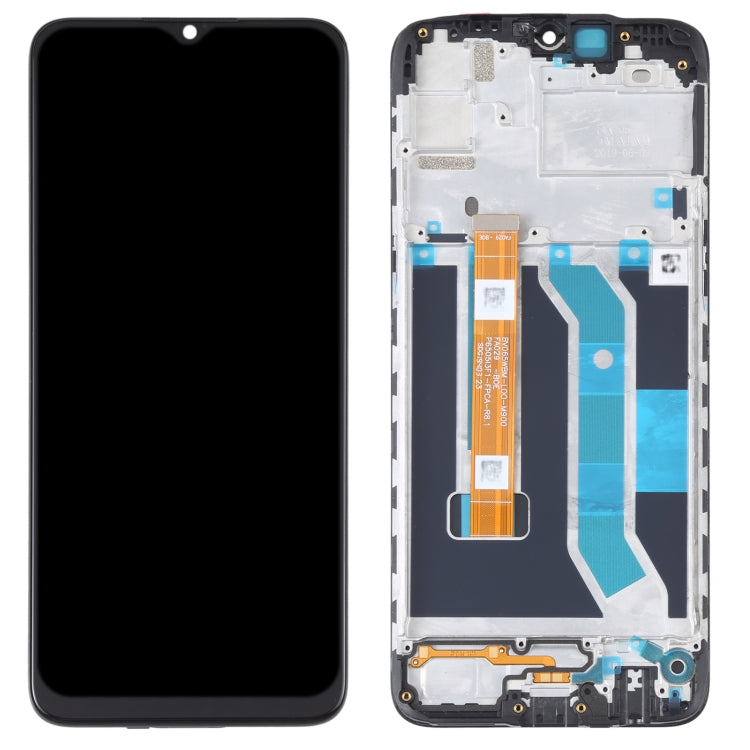 หน้าจอแอลซีดีและชุดประกอบDigitizerพร้อมกรอบสำหรับOPPO Realme C3 / C3i RMX2027 RMX2020 RMX2021, For OPPO Realme C3 / C3i
