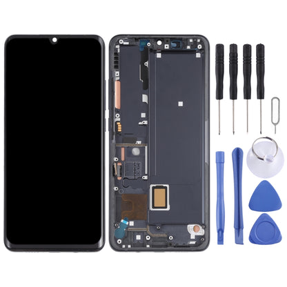 AMOLED วัสดุหน้าจอ LCD และชุดประกอบ Digitizer พร้อมกรอบสำหรับ Xiaomi Mi Note 10 Lite M2002F4LG, For Xiaomi Mi Note 10 Lite (AMOLED)