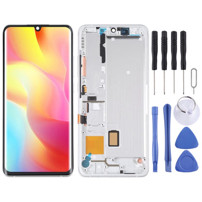 AMOLED วัสดุหน้าจอ LCD และชุดประกอบ Digitizer พร้อมกรอบสำหรับ Xiaomi Mi Note 10 Lite M2002F4LG, For Xiaomi Mi Note 10 Lite (AMOLED)