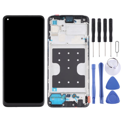 หน้าจอแอลซีดีต้นฉบับและชุดประกอบDigitizerพร้อมกรอบสำหรับOPPO Realme 7 Pro RMX2170, For OPPO Realme 7 Pro (Original)