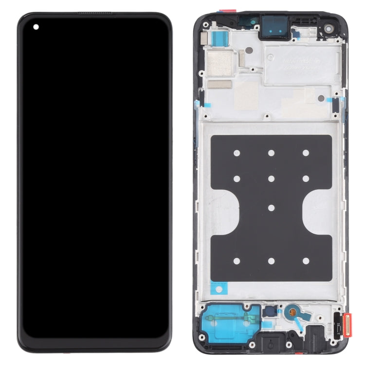 หน้าจอแอลซีดีต้นฉบับและชุดประกอบDigitizerพร้อมกรอบสำหรับOPPO Realme 7 Pro RMX2170, For OPPO Realme 7 Pro (Original)