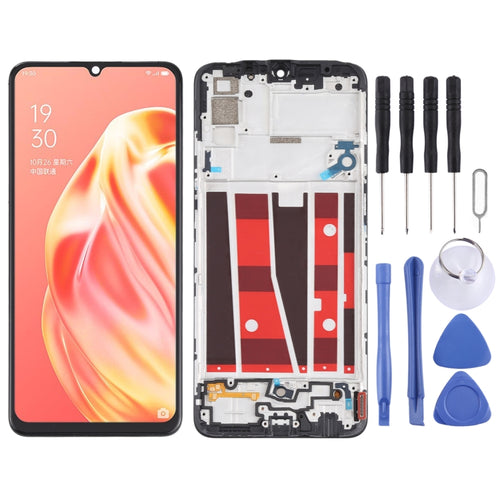 หน้าจอ LCD ต้นฉบับและชุดประกอบDigitizerพร้อมกรอบสำหรับOPPO A91 PCPM00 CPH2001 CPH2021, For OPPO A91 (Original)
