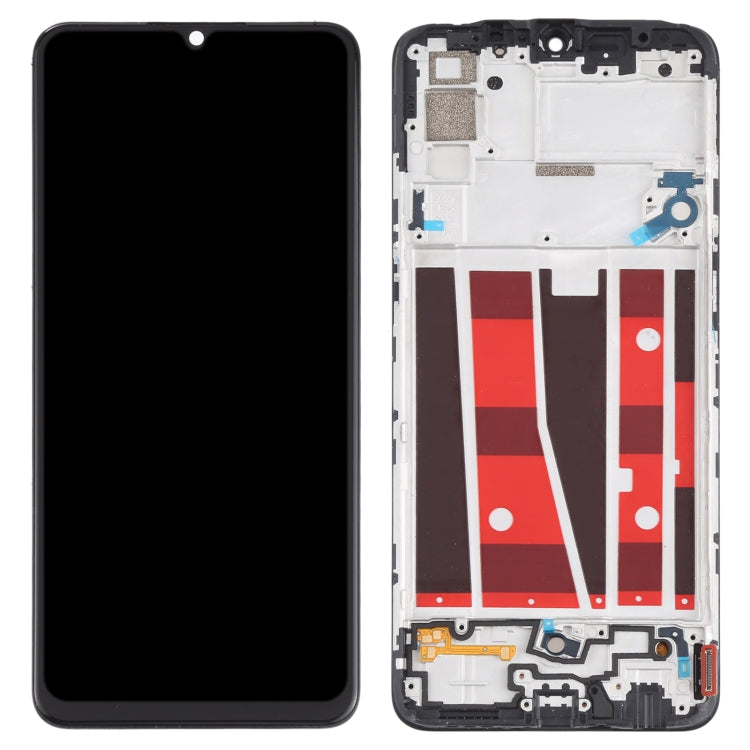 หน้าจอ LCD ต้นฉบับและชุดประกอบDigitizerพร้อมกรอบสำหรับOPPO A91 PCPM00 CPH2001 CPH2021, For OPPO A91 (Original)