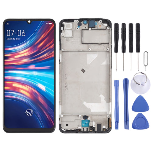 หน้าจอแอลซีดีต้นฉบับและชุดประกอบDigitizerพร้อมกรอบสำหรับVivo Y7s, For vivo Y7s (Original)