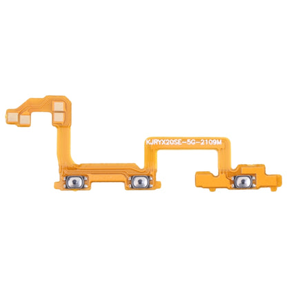 ปุ่มเปิดปิดและปุ่มปรับระดับเสียง Flex Cable สำหรับ Honor X20 SE, For Honor X20 SE