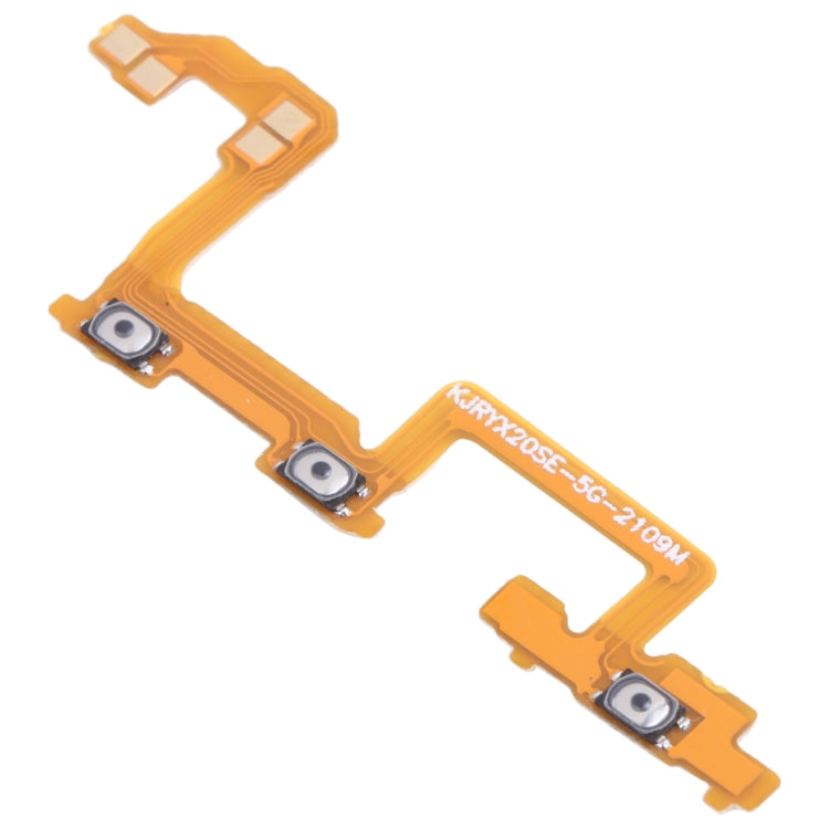 ปุ่มเปิดปิดและปุ่มปรับระดับเสียง Flex Cable สำหรับ Honor X20 SE, For Honor X20 SE