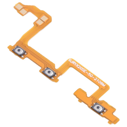 ปุ่มเปิดปิดและปุ่มปรับระดับเสียง Flex Cable สำหรับ Honor X20 SE, For Honor X20 SE