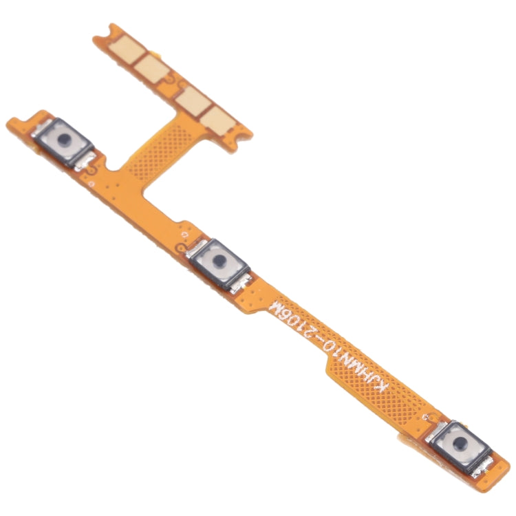 ปุ่มและปุ่มปรับระดับเสียง FLEX CABLE สำหรับ Xiaomi Redmi หมายเหตุ 10 S M2101K7BG M2101K7BI M2101K7BNY M2101K7BL, For Xiaomi Redmi Note 10s