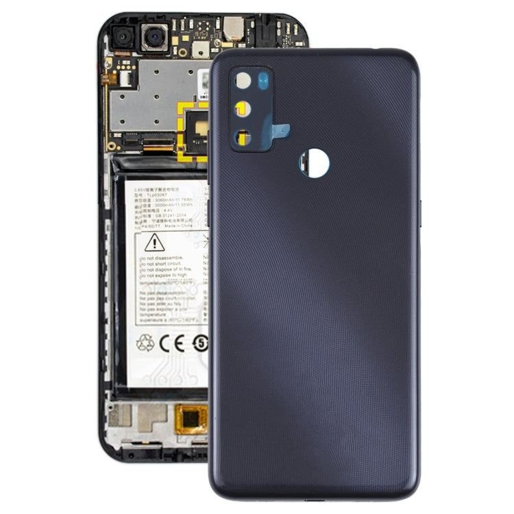 สำหรับAlcatel 1S (2021) 6025 ฝาหลังแบตเตอรี่, For Alcatel 1S (2021), For Alcatel 1S (2021) (Blue)