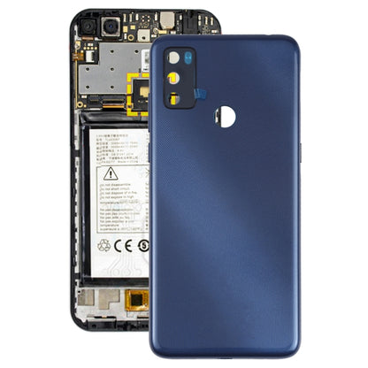 สำหรับAlcatel 1S (2021) 6025 ฝาหลังแบตเตอรี่, For Alcatel 1S (2021), For Alcatel 1S (2021) (Blue)