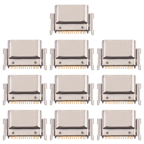 10 ชิ้นชาร์จพอร์ตเชื่อมต่อสำหรับ LG K50S LMX540HM, LM-X540, LM-X540BMW, LMX540BMW, For LG K50S