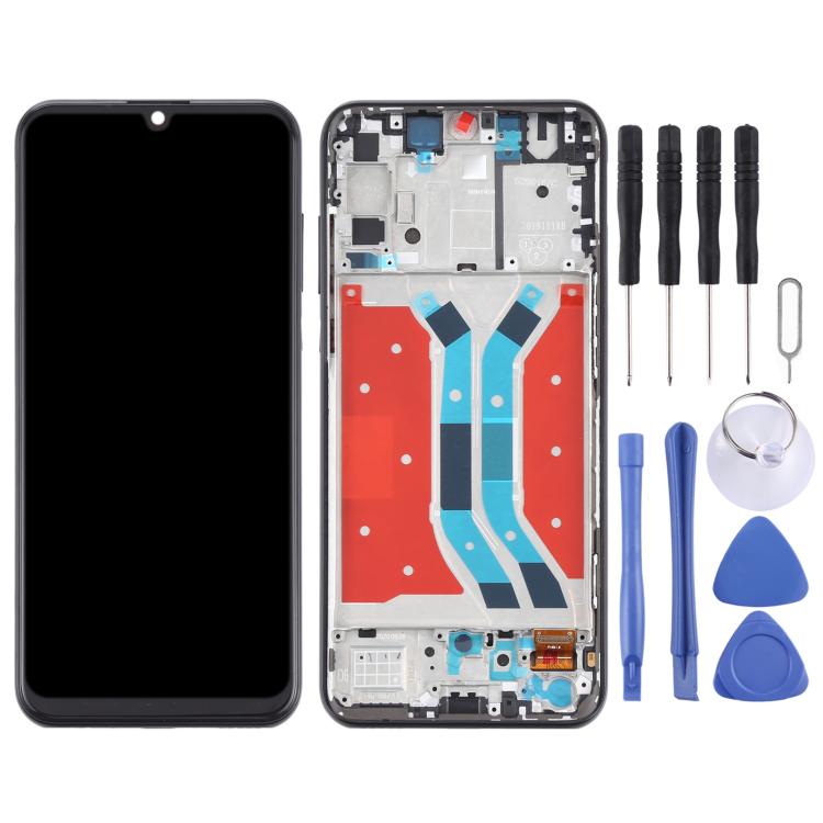 หน้าจอแอลซีดีและชุดประกอบDigitizerพร้อมกรอบสำหรับHuawei Y8p, For Huawei Y8p