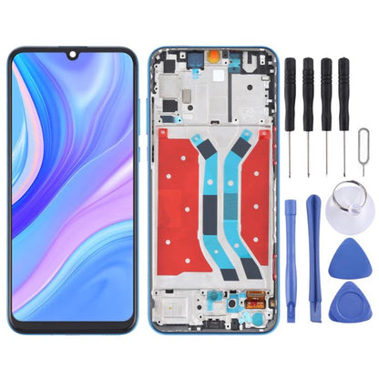 หน้าจอแอลซีดีและชุดประกอบDigitizerพร้อมกรอบสำหรับHuawei Y8p, For Huawei Y8p