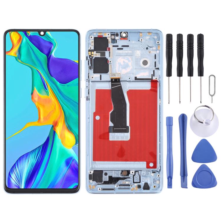 หน้าจอแอลซีดีและชุดประกอบDigitizerพร้อมกรอบสำหรับHuawei P30, For Huawei P30, For Huawei P30 (Breathing Crystal)