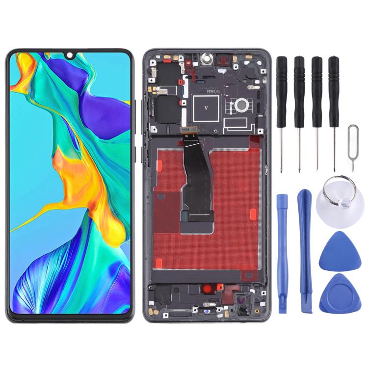 หน้าจอแอลซีดีและชุดประกอบDigitizerพร้อมกรอบสำหรับHuawei P30, For Huawei P30, For Huawei P30 (Breathing Crystal)
