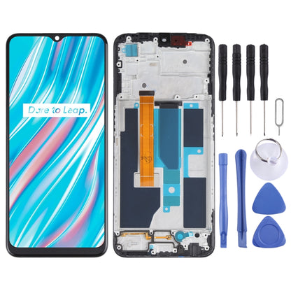 หน้าจอ LCD ต้นฉบับและ Digitizer Full ASSEMBLY พร้อมกรอบสำหรับ OPPO A55 5G/Realme V11 5G PEMM00 PEMM20 PEMT00 PEMT20, For OPPO A55 5G